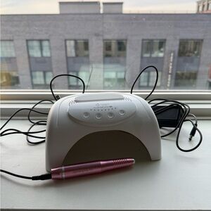Beetles UV LED Nail Lamp and MelodySusie Portable Electric Nail Drill (PC120B)
